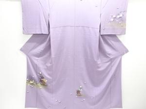 作家物　手描き踊り模様訪問着